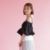 Crop Puff Blouse