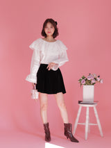 Velour Tulip Skirt