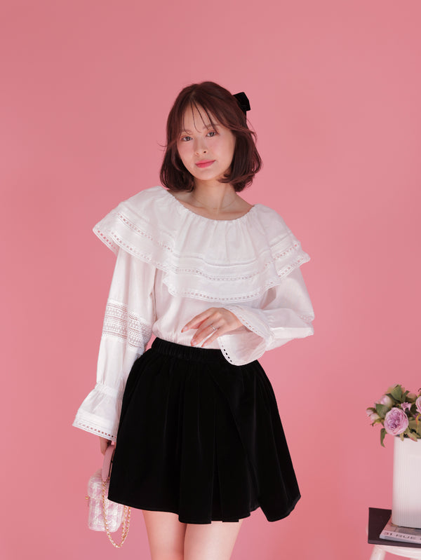 Velour Tulip Skirt