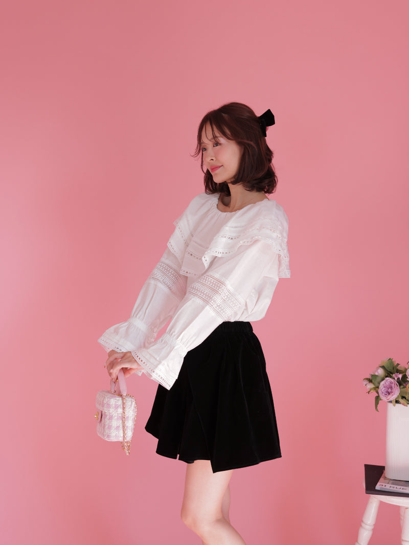 Velour Tulip Skirt