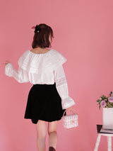 Velour Tulip Skirt