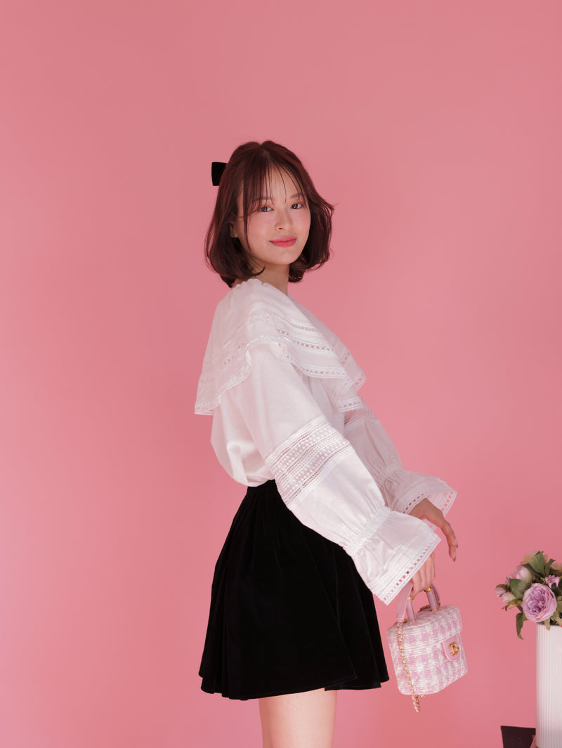 Velour Tulip Skirt