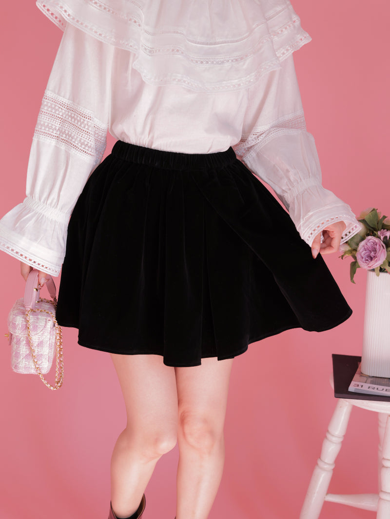Velour Tulip Skirt