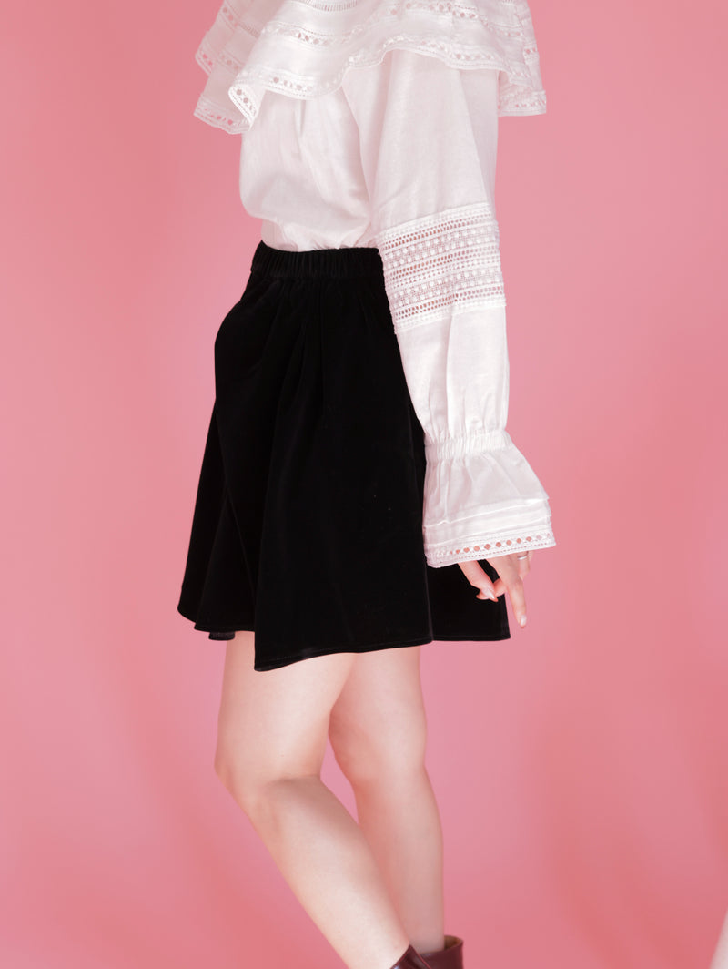Velour Tulip Skirt