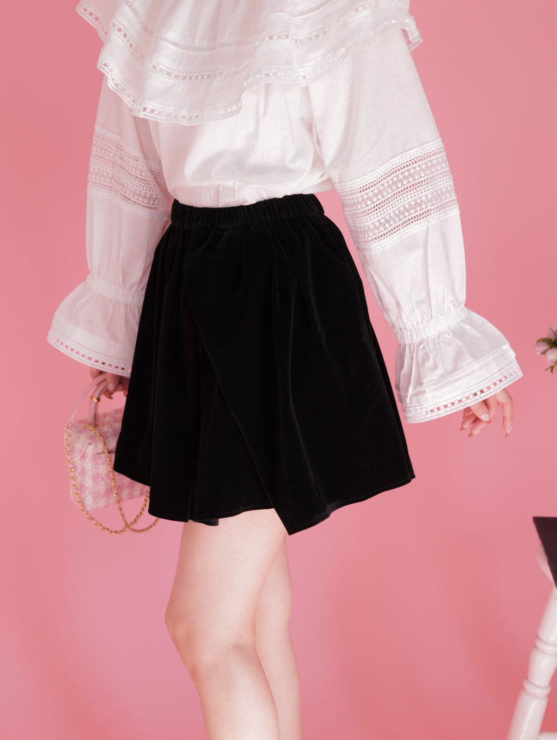 Velour Tulip Skirt