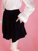 Velour Tulip Skirt