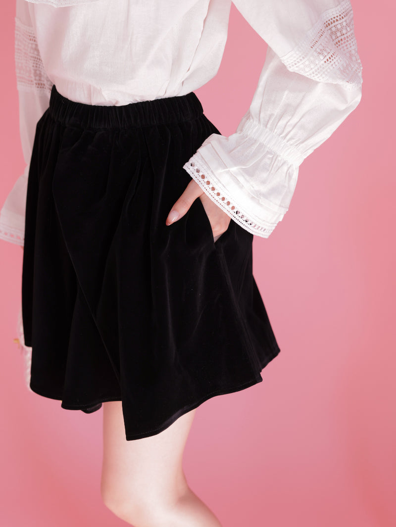 Velour Tulip Skirt