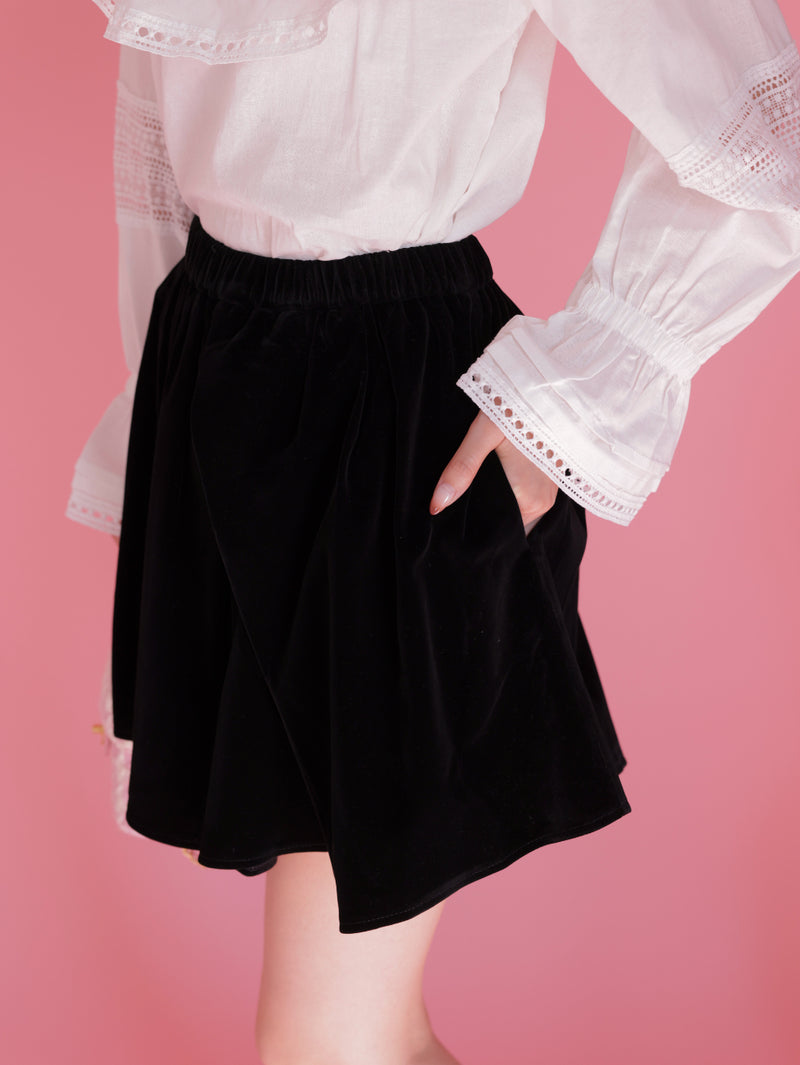 Velour Tulip Skirt
