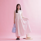 Gingham Sheer Dress