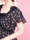 Violet Sheer Dress