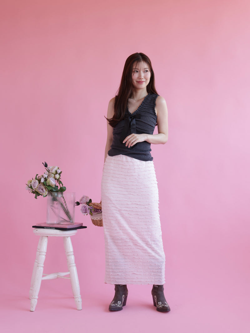 Ribbon Knit Tops