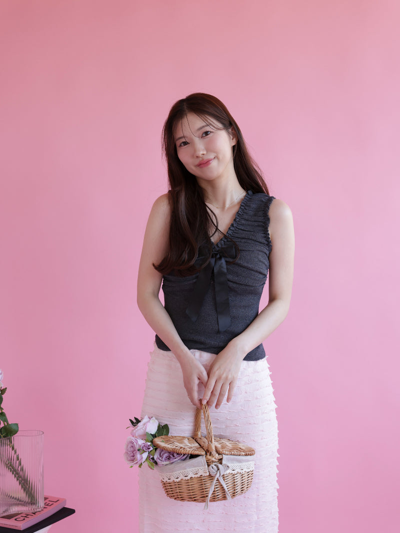 Ribbon Knit Tops
