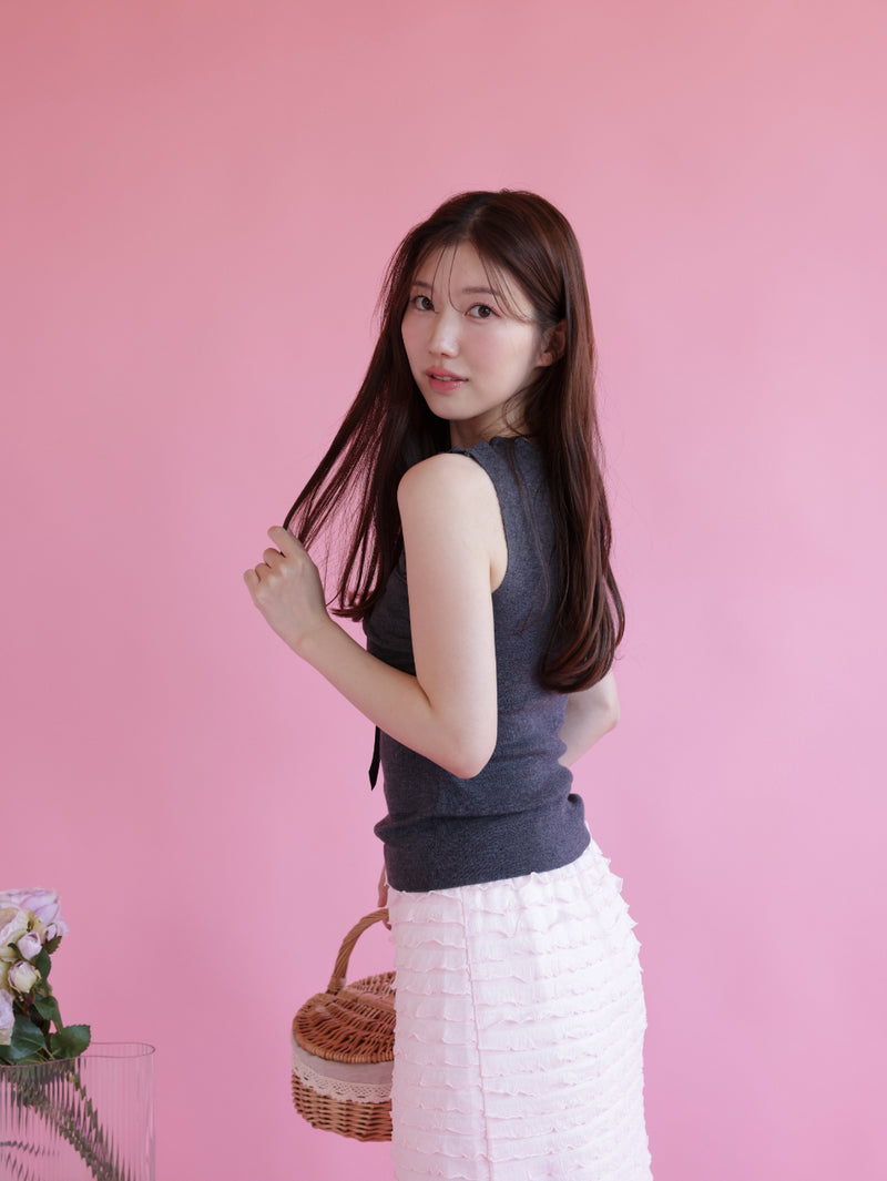 Ribbon Knit Tops