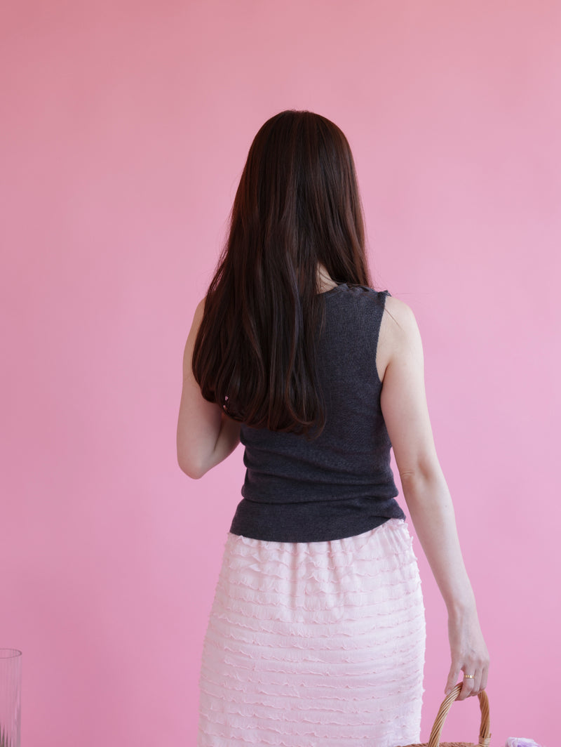 Ribbon Knit Tops