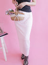 Frill Pencil Skirt