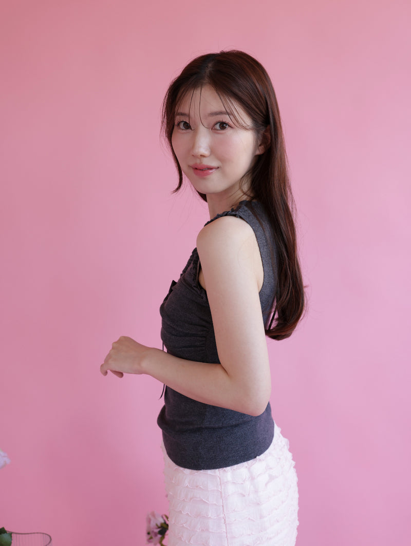Ribbon Knit Tops