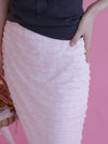 Frill Pencil Skirt