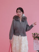 Fur Knit Hoodie