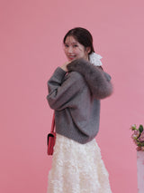 Fur Knit Hoodie