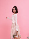 【在庫調整】Frill Bloom Dot Tops