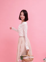 【在庫調整】Frill Bloom Dot Tops