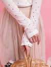 【在庫調整】Frill Bloom Dot Tops