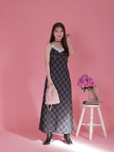 Check Romantic Dress