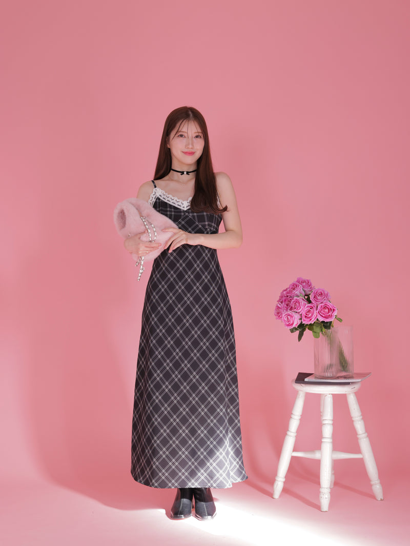 Check Romantic Dress