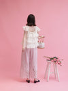 Flower Cutwork Pants