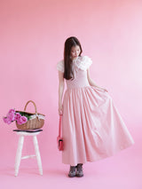 Volume Frill Docking Dress