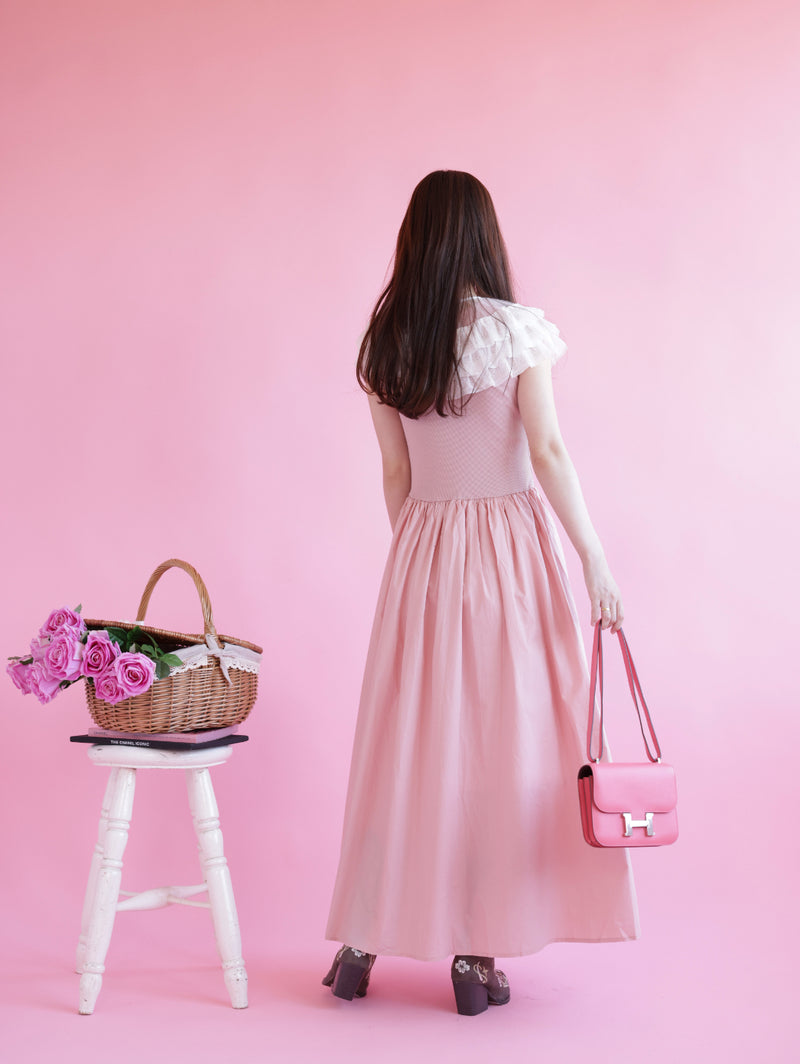Volume Frill Docking Dress