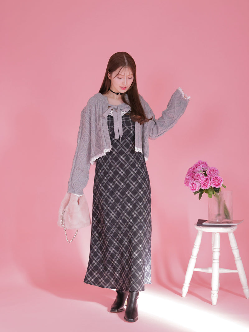 Check Romantic Dress