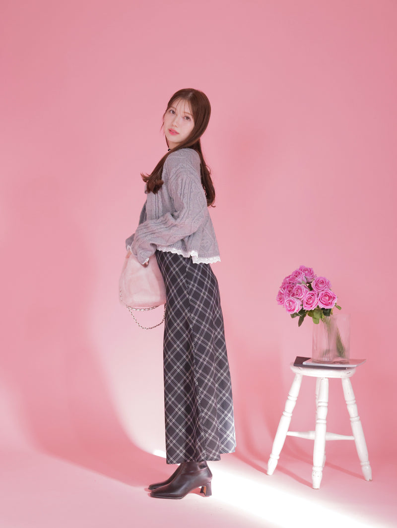 Short Ribbon Cardigan