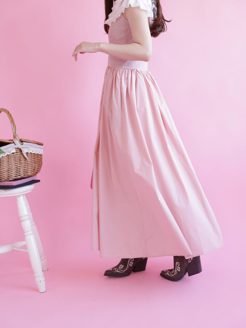 Volume Frill Docking Dress