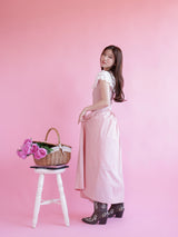 Volume Frill Docking Dress