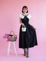 Volume Frill Docking Dress