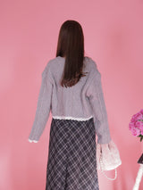 Short Ribbon Cardigan