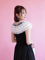 Volume Frill Docking Dress