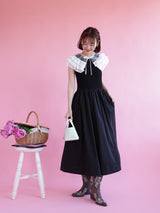 Volume Frill Docking Dress