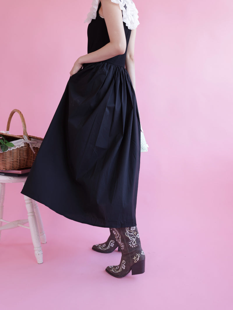 Volume Frill Docking Dress