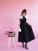 Volume Frill Docking Dress
