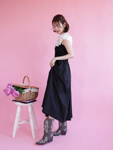 Volume Frill Docking Dress