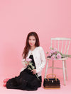 Rose Print Cardigan