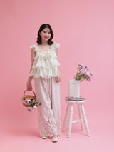 Flower Cutwork Pants