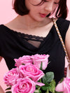 Lace Shoulder Dress