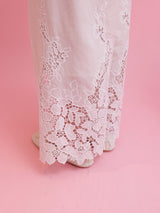 Flower Cutwork Pants
