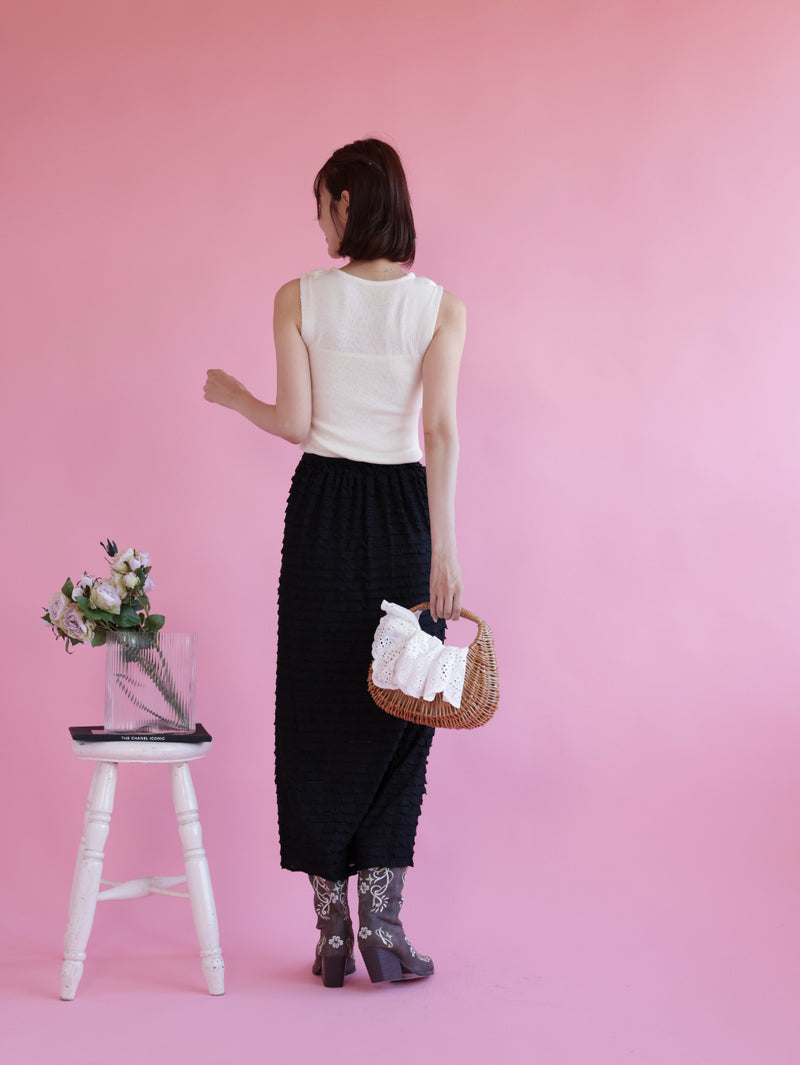 Ribbon Knit Tops