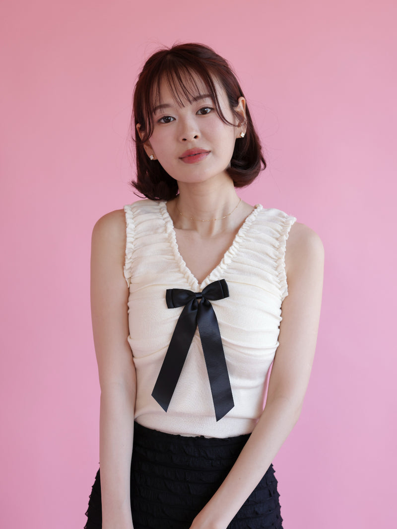 Ribbon Knit Tops
