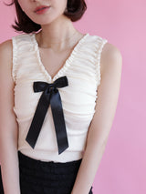Ribbon Knit Tops