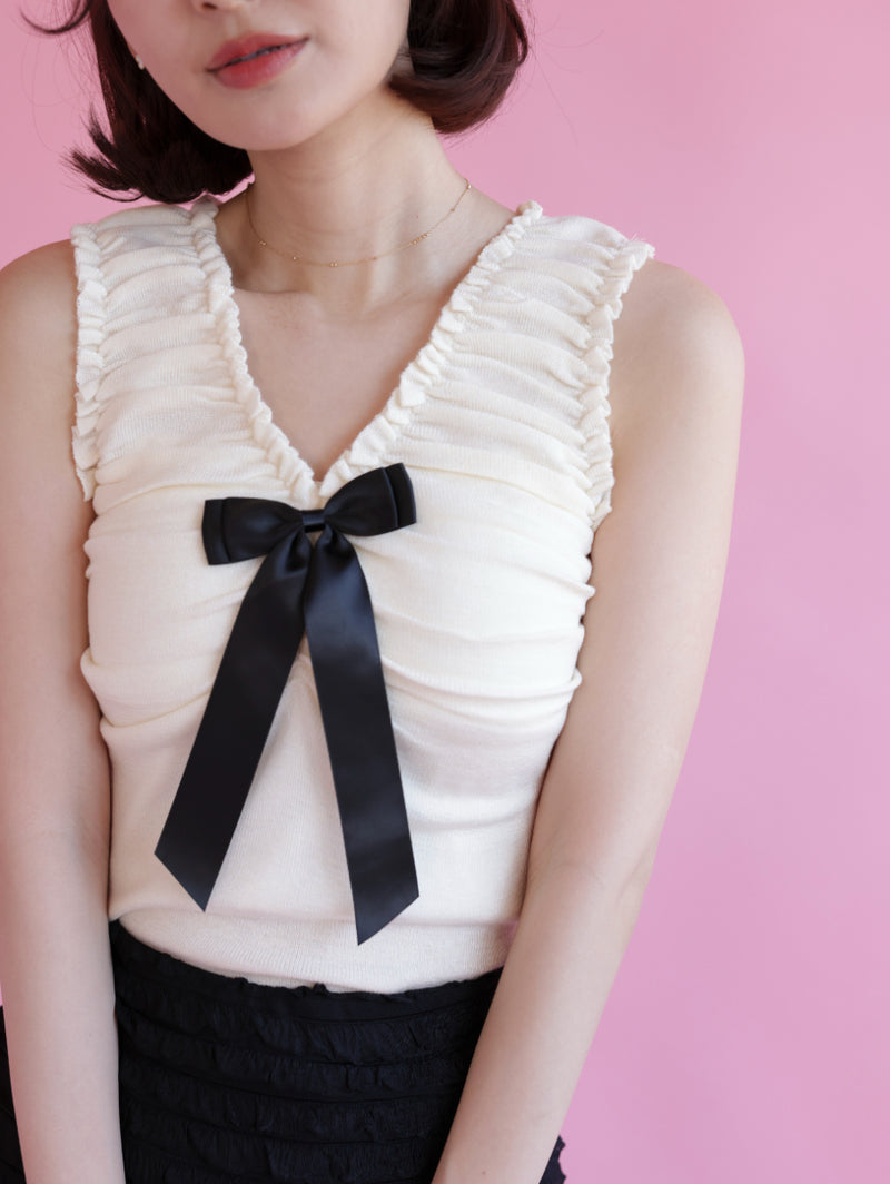 Ribbon Knit Tops